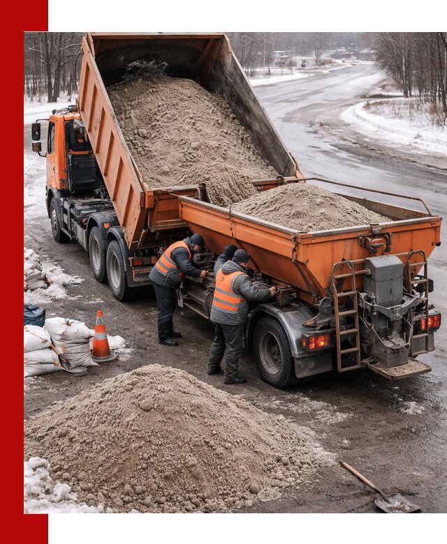 Поставка и вывоз пескосоля в Карасуке оптом и в розницу