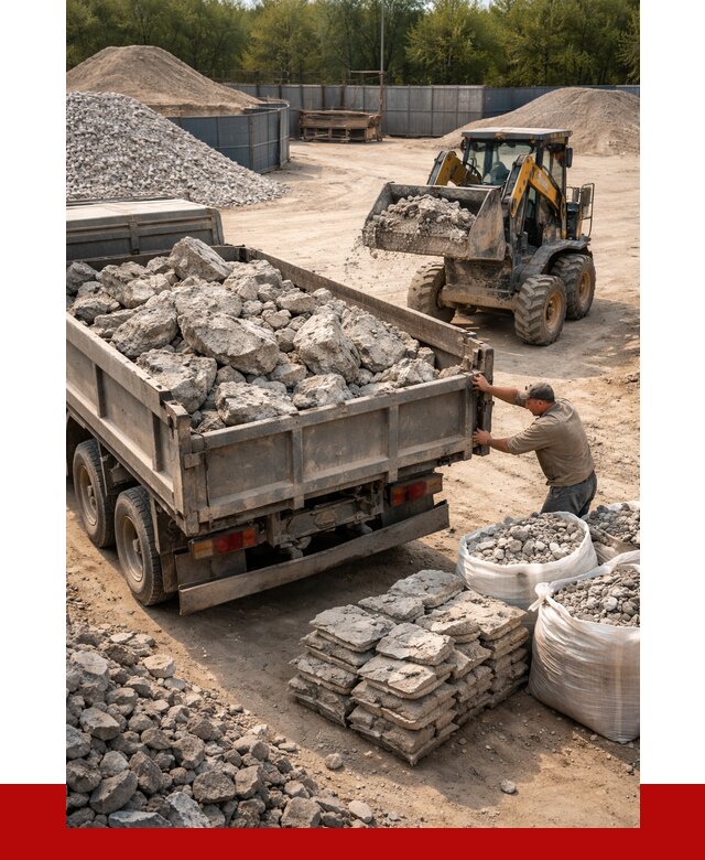 Купить бой бетона с доставкой в Карасуке от 4875 р. | ПРОНЕРУДКск