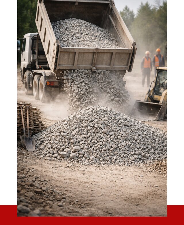 Купить дробленый бетон в Карасуке от 1727 р./куб | ПРОНЕРУДКск