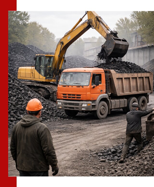 Доставка угля автотранспортом в Карасуке быстро и выгодно