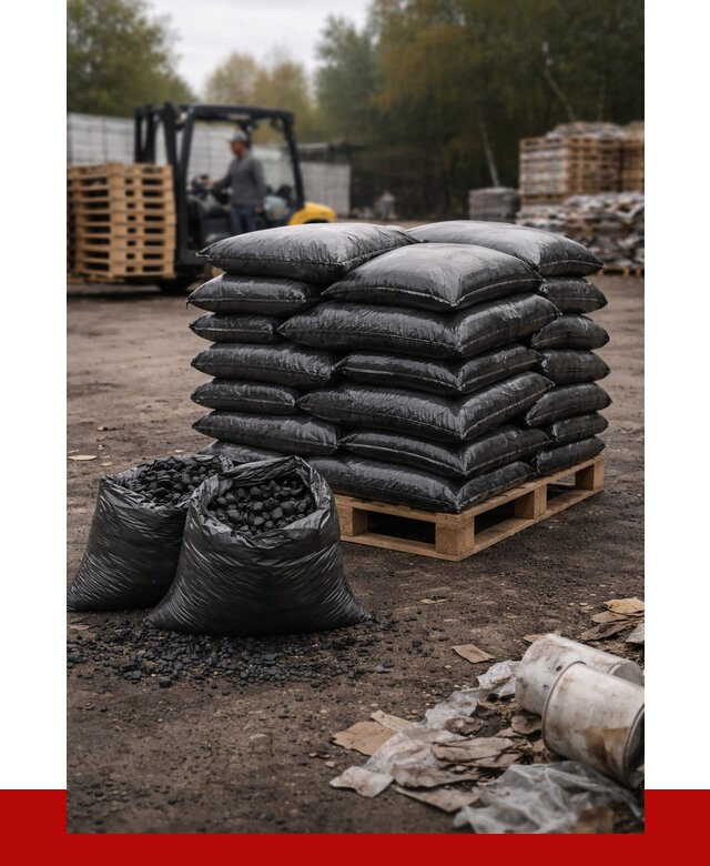 Купить уголь в мешках с доставкой в Карасуке от 7618 р. | ПРОНЕРУДКск
