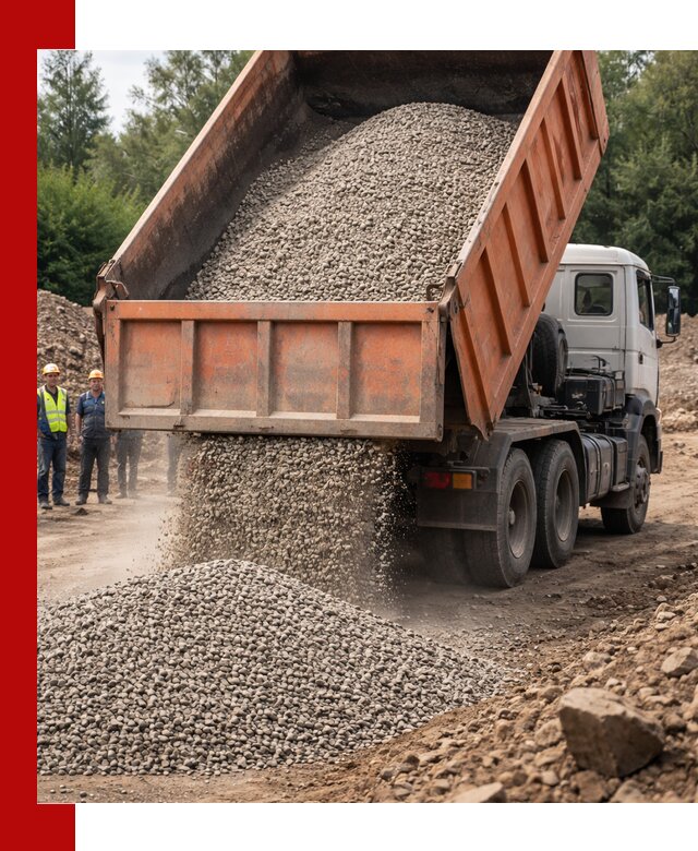 Доставка сыпучих материалов самосвалом в Карасуке быстро и надежно