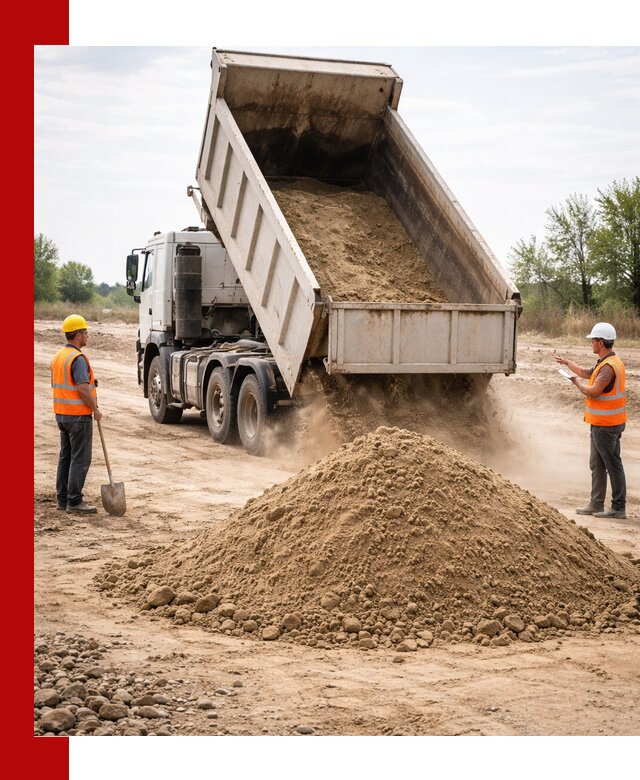 Доставка самосвалом 15 кубов в Карасуке за город и по городу