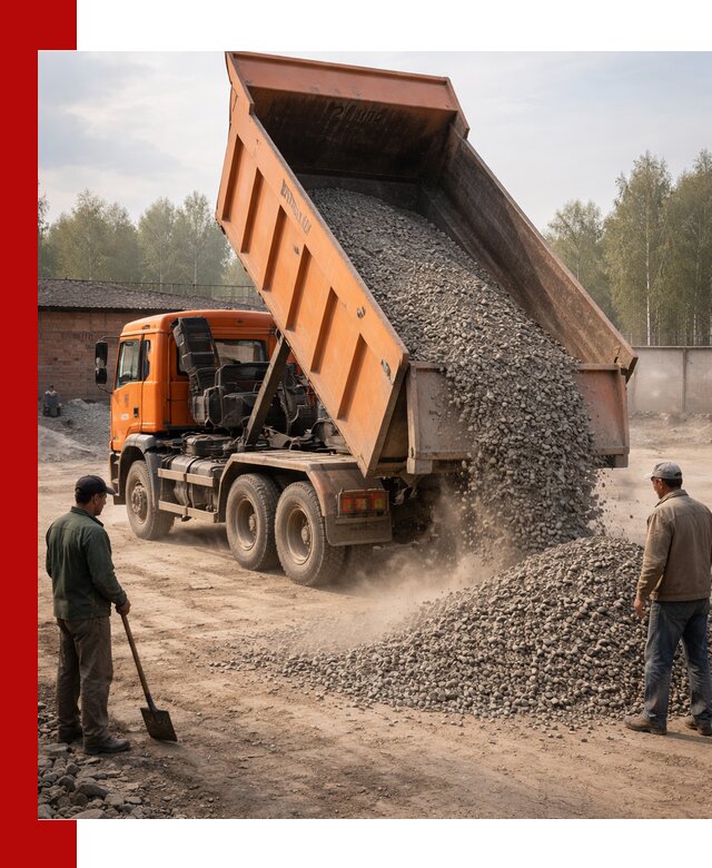 Доставка самосвалом 20 м3 в Карасуке быстро и надежно