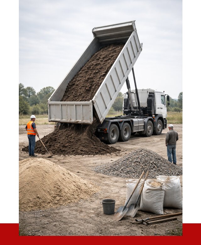 Доставка самосвалом 30 кубов в Карасуке от 8633 р. | ПРОНЕРУДКск