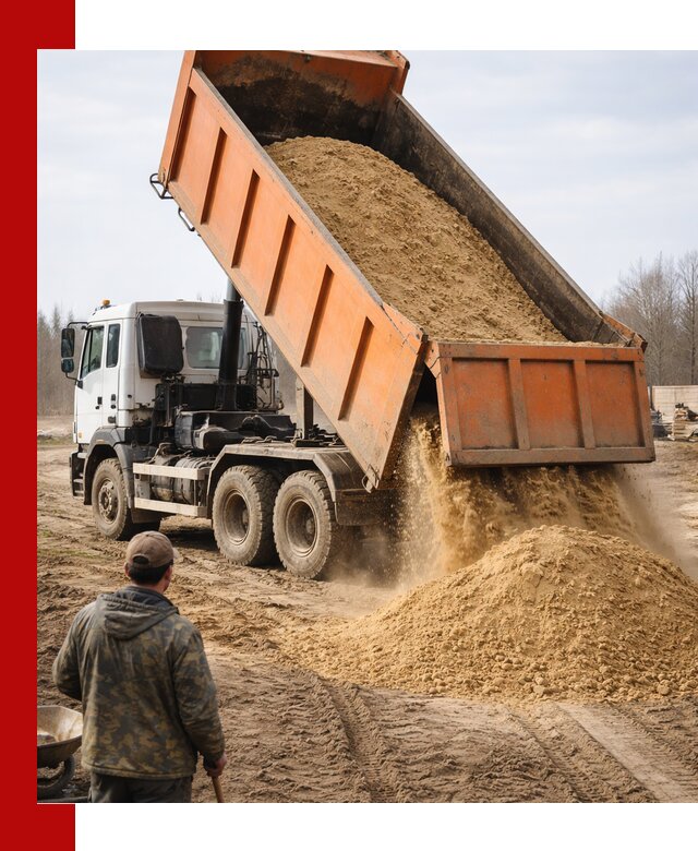 Аренда самосвала 20 тонн для перевозки грузов в Карасуке