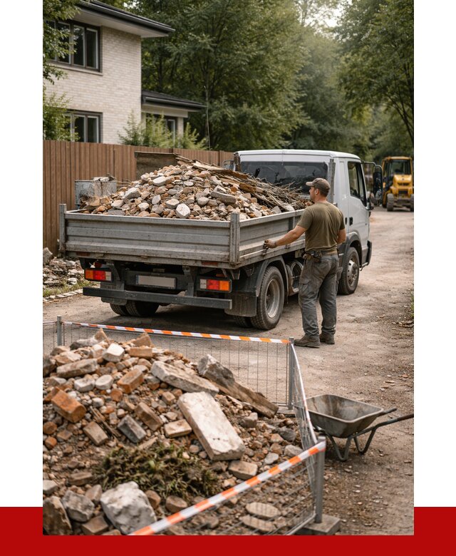 Вывоз строительного мусора с погрузкой в Карасуке от 7618 р | ПРОНЕРУДКск