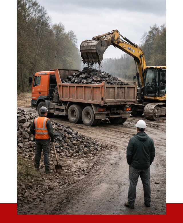 Вывоз асфальта в Карасуке от 4571 р. самосвалом ПРОНЕРУДКск