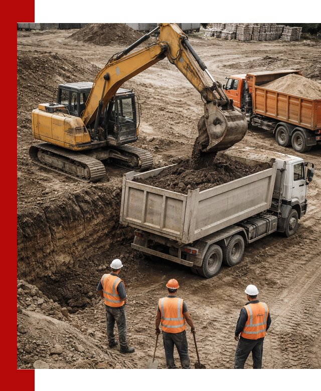 Разработка грунта для строительства и благоустройства в Карасуке