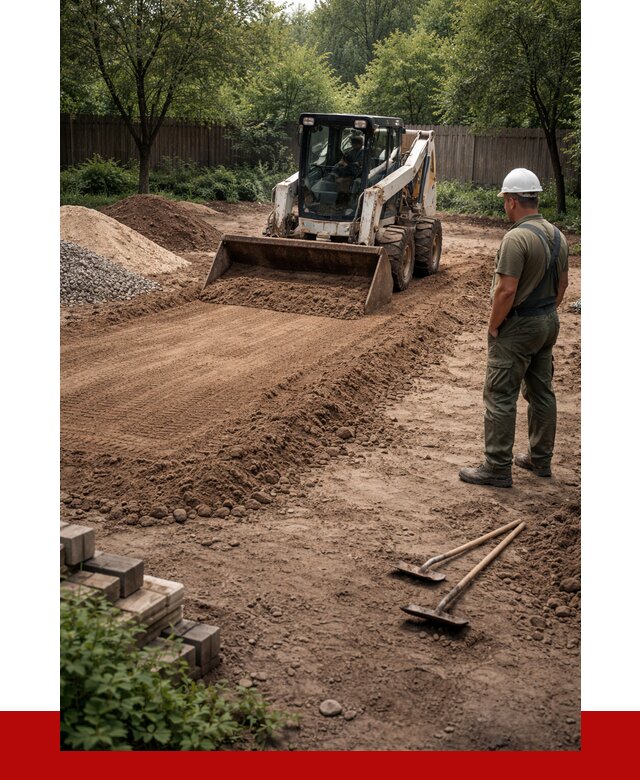 Выравнивание участка под ключ в Карасуке от 3555 р. | ПРОНЕРУДКск