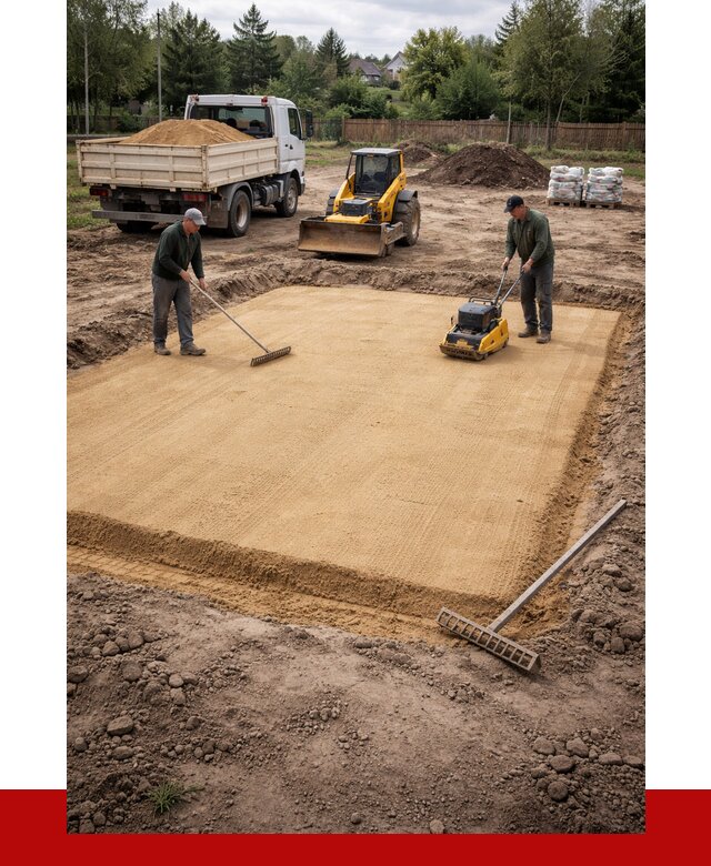 Устройство песчаной подушки в Карасуке от 4571 р. ПРОНЕРУДКск