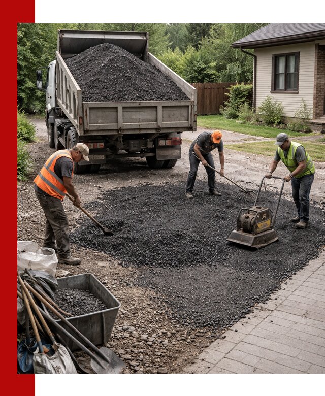 Асфальтовая крошка для двора с доставкой в Карасуке